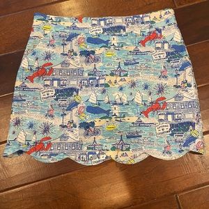 Vineyard Vines scalloped skort